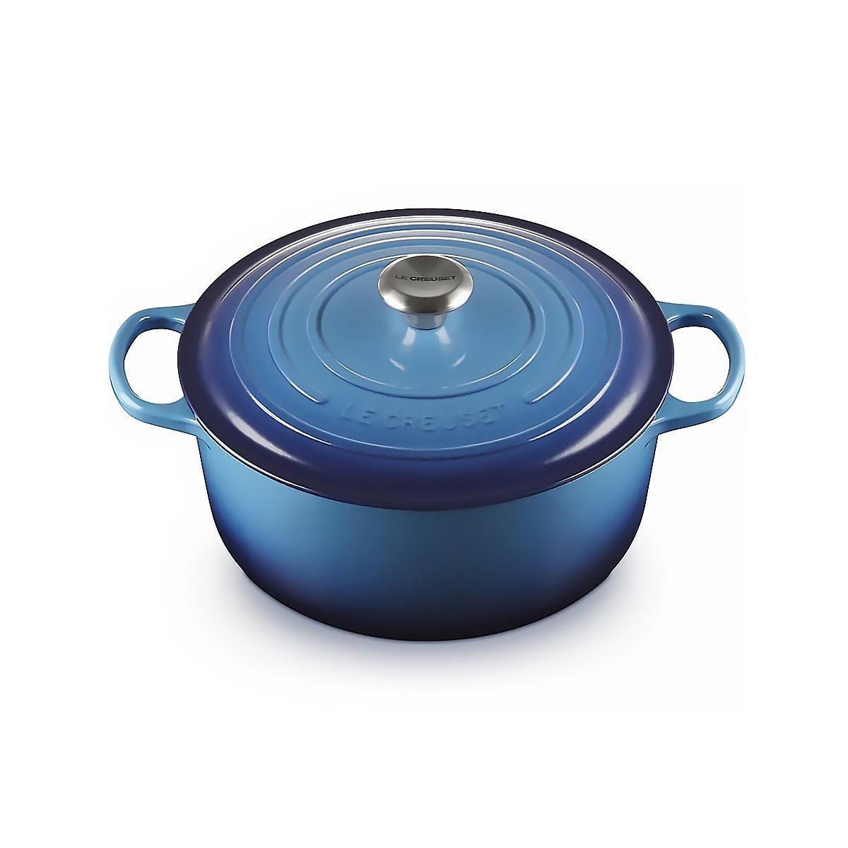 LeCreuset Кастрюля круглая 28см 6,7л AZURE