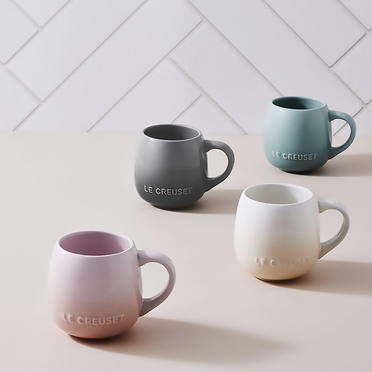 LeCreuset Кружка 320мл Coupe керамика SEA SALT