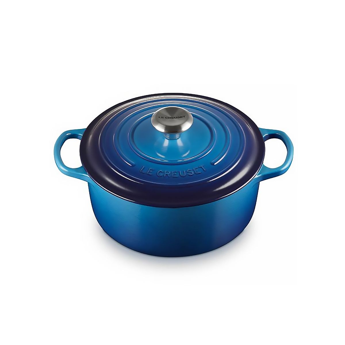 LeCreuset Кастрюля круглая 26см 5,3л AZURE