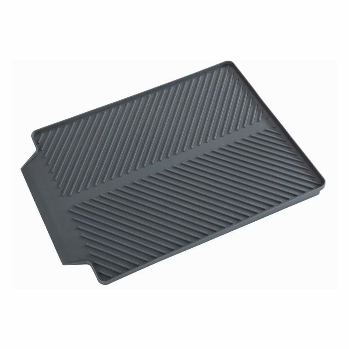 Wenko Коврик для посуды Linea 40x30x3cm серый 54703100