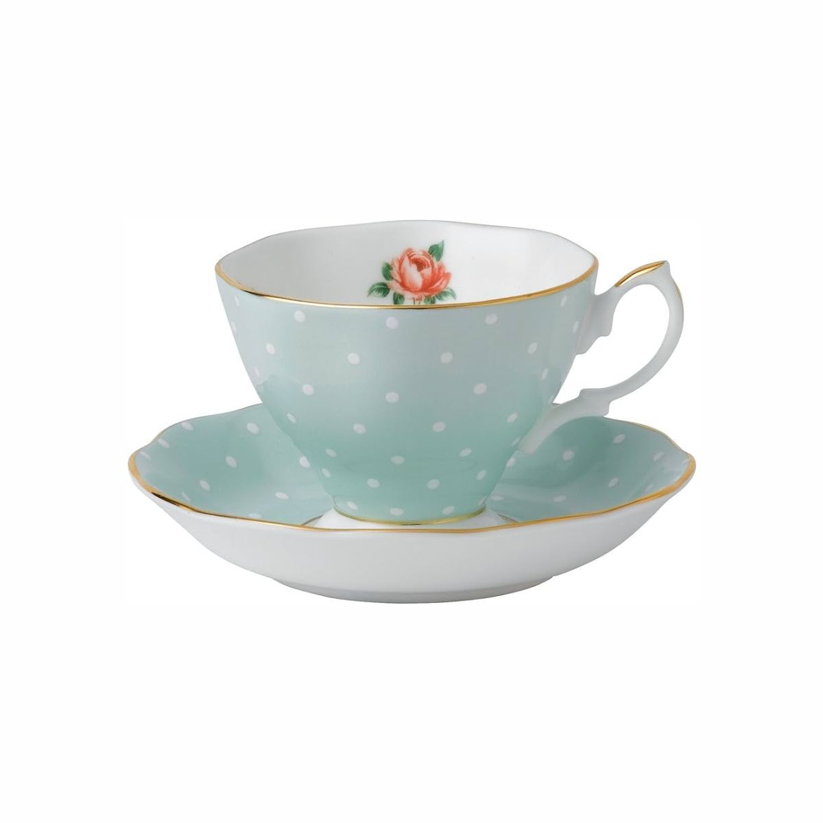RA Polka Rose Набор чайный 2 предмета (чашка/блюдце)