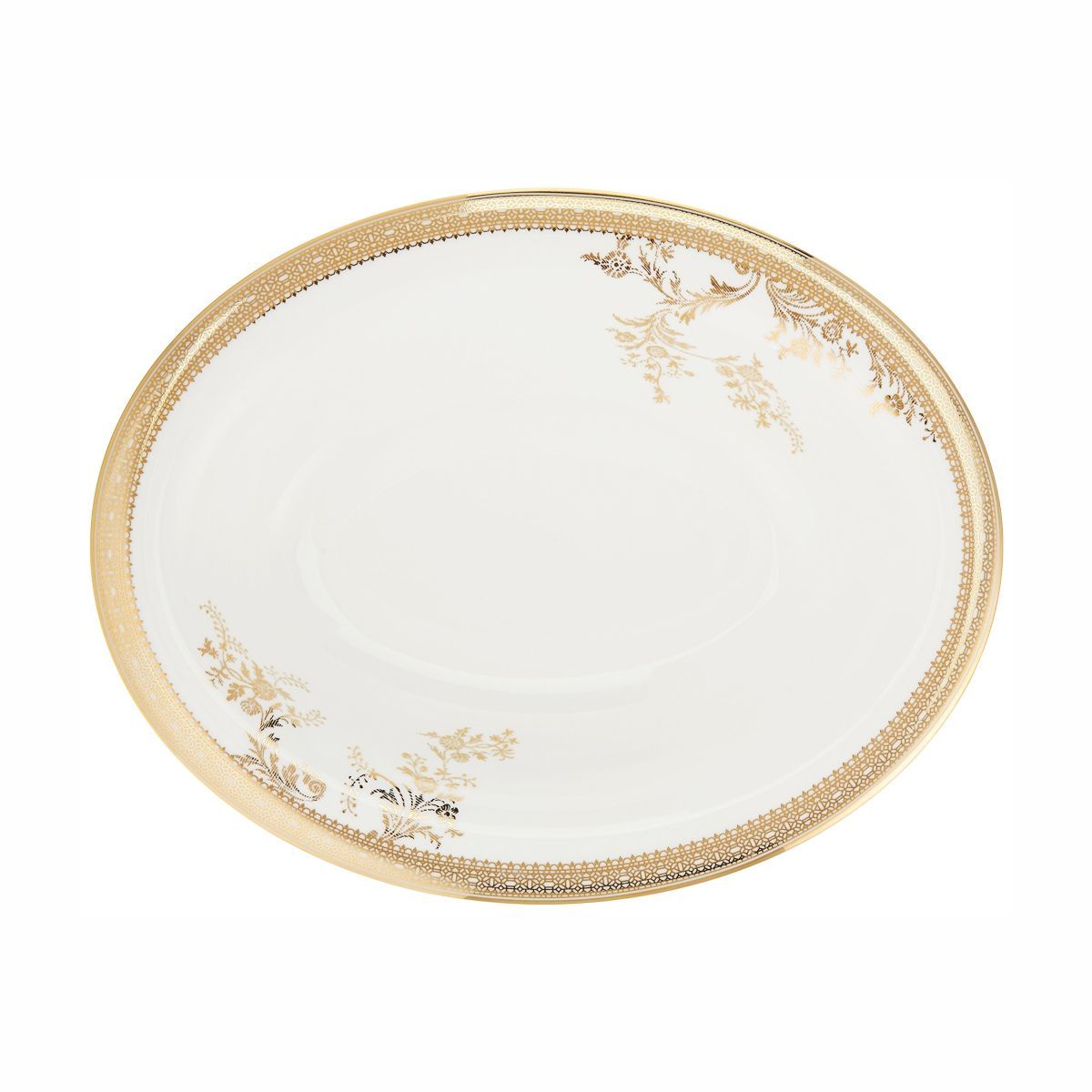 WW VERA WANG LACE GOLD Блюдо oвальное 38,5см