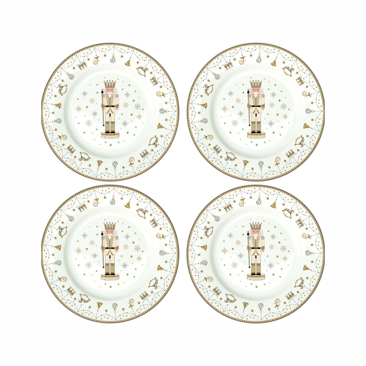 EL Royal Nutcracker Набор 4 тарелки 19см