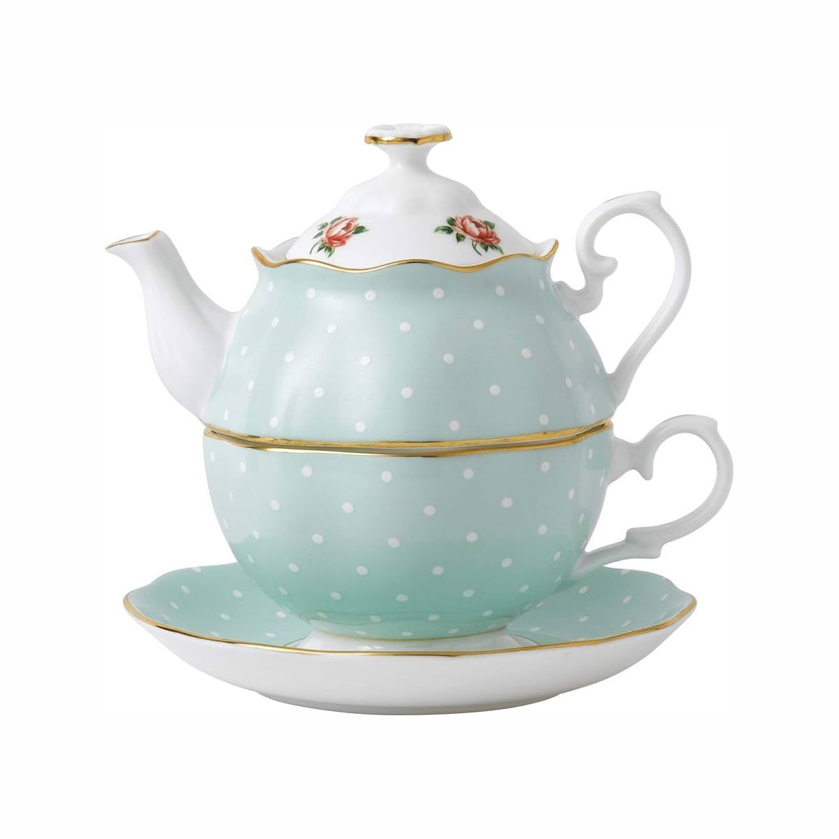 RA Polka Rose Набор чайный 2 пр (чайник заварочный/кружка) POLROS12829