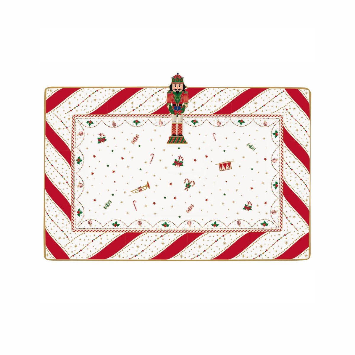 EL Nutcracker Twist Блюдо 36x24см