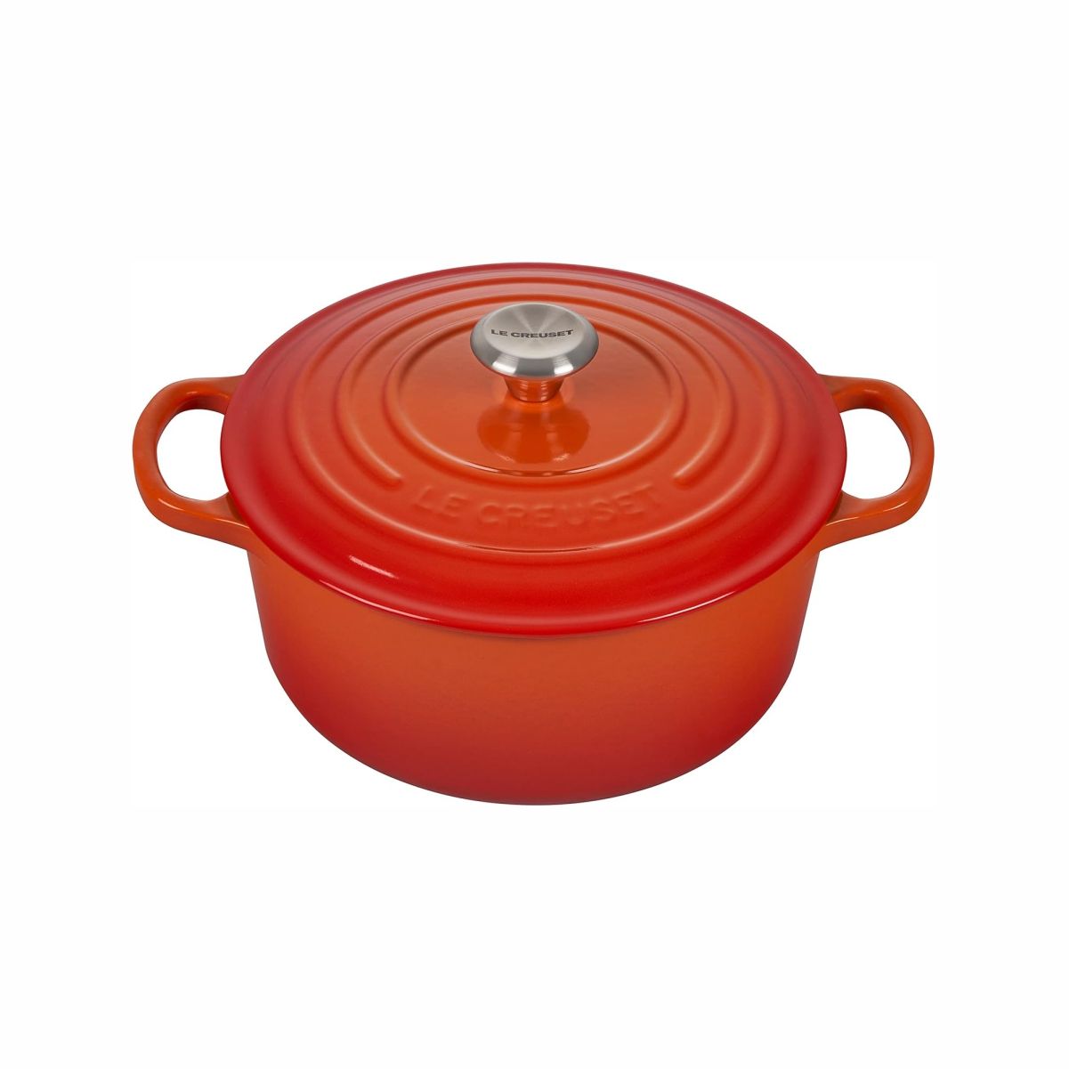 LeCreuset Кастрюля круглая S 22см, 3.3 л оранжевый