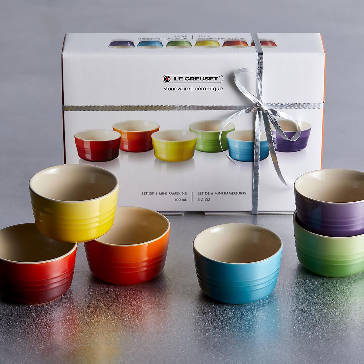 LeCreuset Набор рамекинов 6шт керамика 100мл
