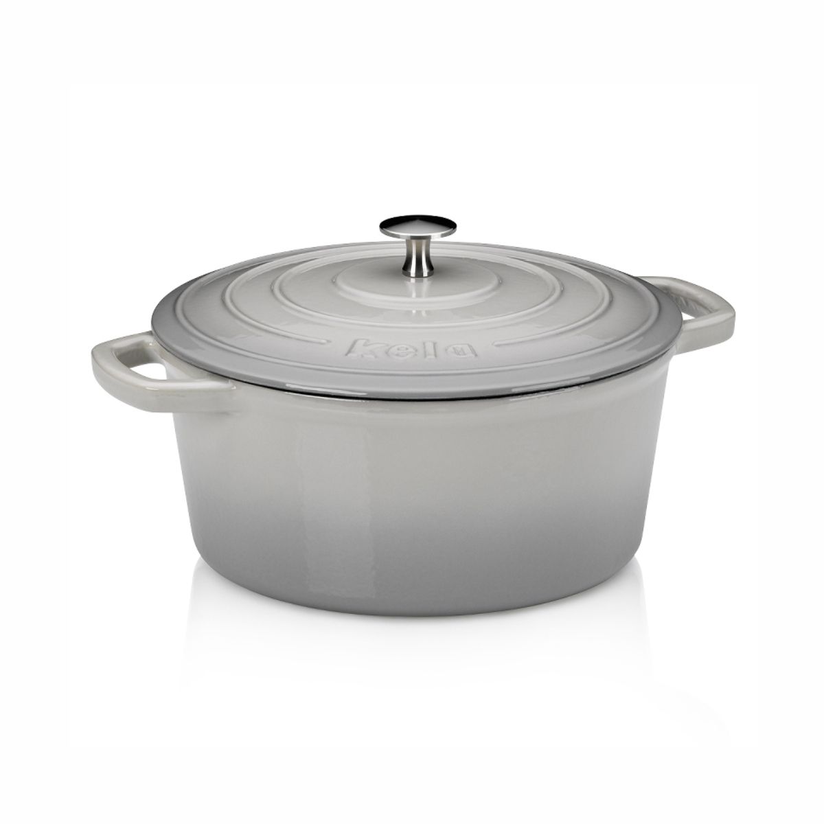 Kela кастрюля Calido серый 4,6л 