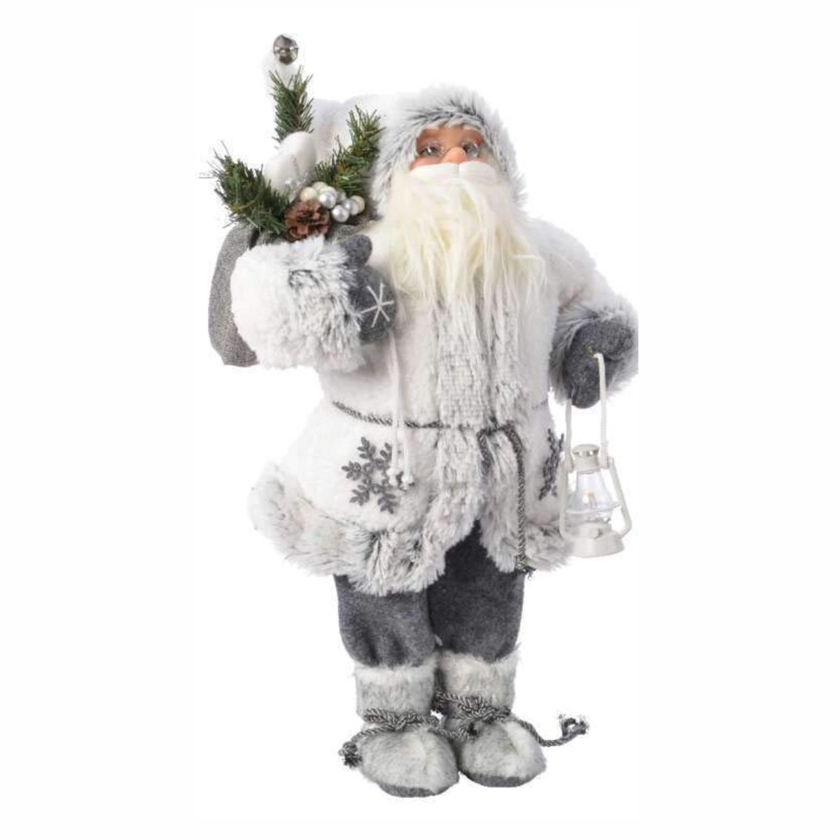 Kaemingk Фигура Санта Снежинка 60см 560153