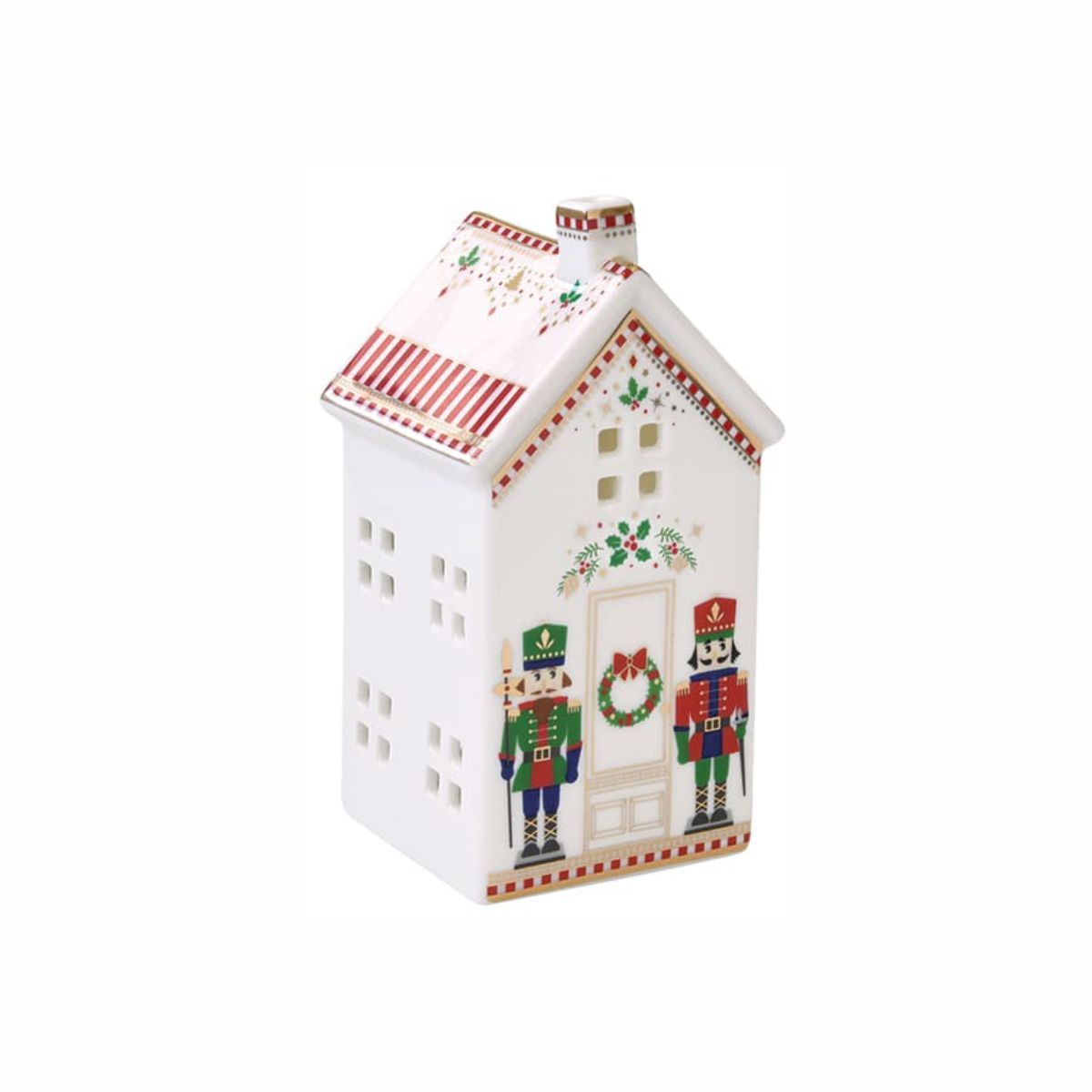 EL Nutcracker Classic Подсвечник домик 6,5х6,5х14,5см