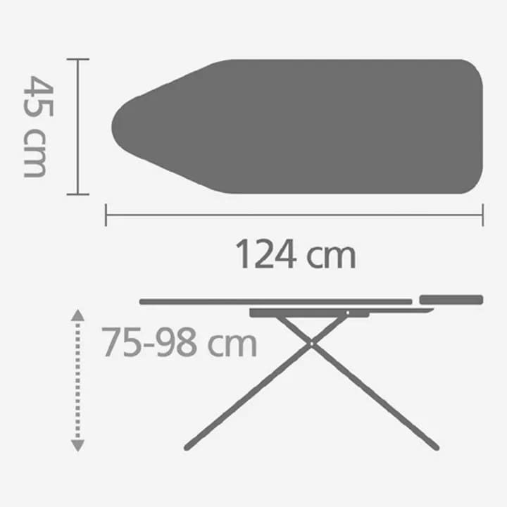 Brabantia Доска гладильная 124x45см 134920