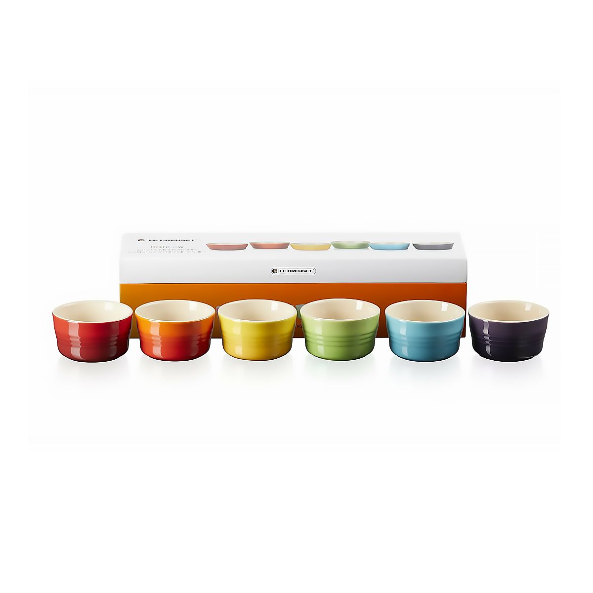 LeCreuset Набор рамекинов 6шт керамика 100мл