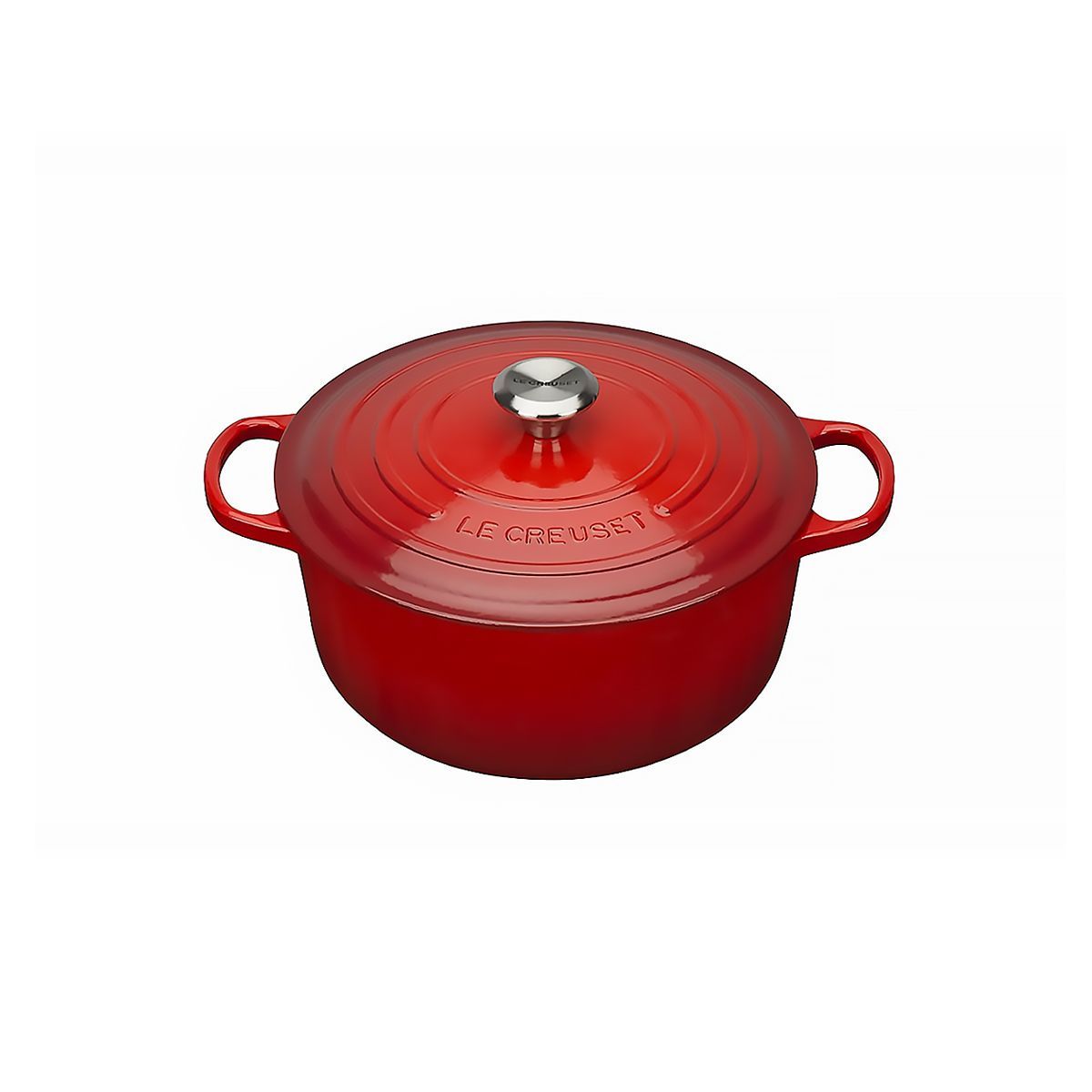 LeCreuset Кастрюля круглая 18см 1,8л вишневая