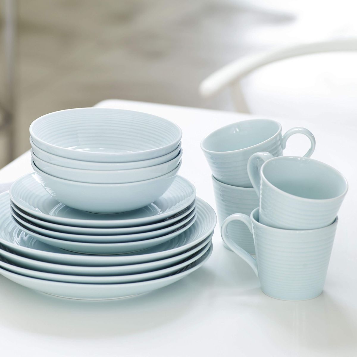 RD MAZE BLUE Тарелка 22см