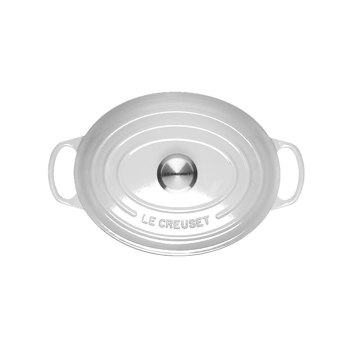 LeCreuset Кастрюля овальная 31см 6,3л меренга