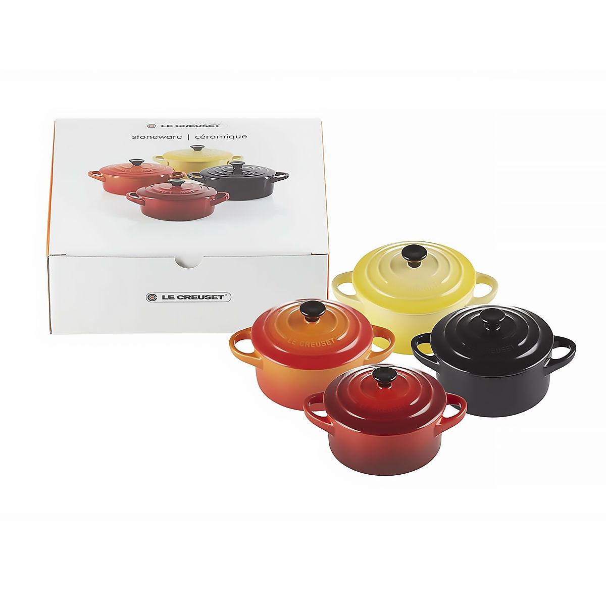 LeCreuset Набор кокотниц 4шт мультиколор