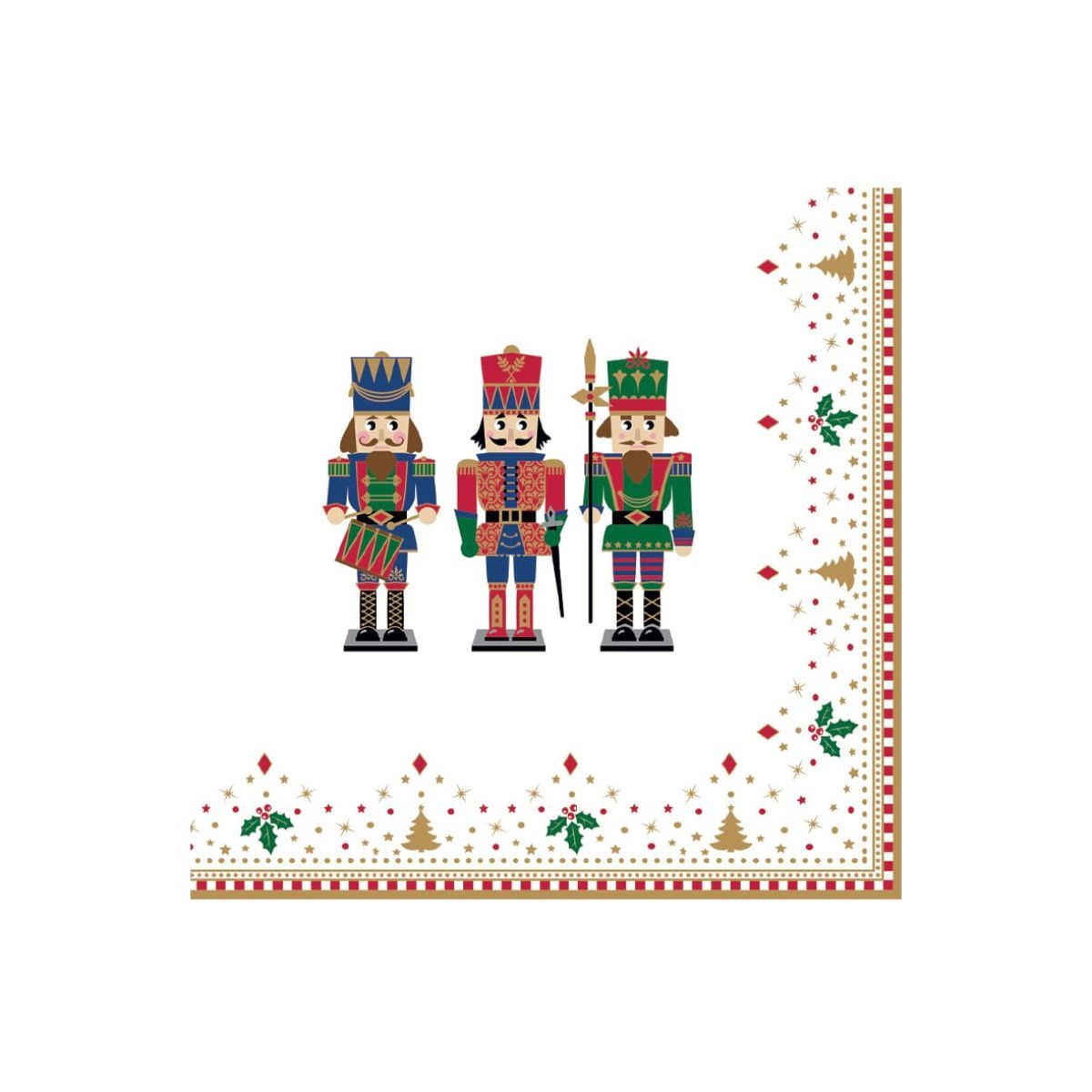 EL Nutcracker Classic Салфетки 33х33см 20шт