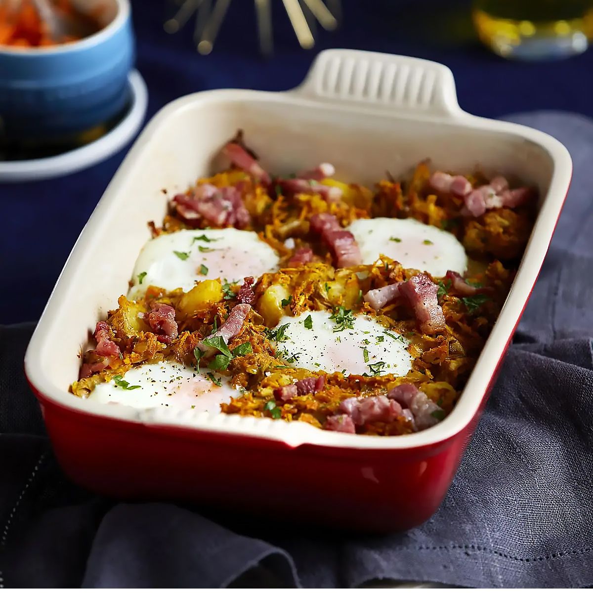 LeCreuset Блюдо Heritage прямоугольное 32х24см вишневое