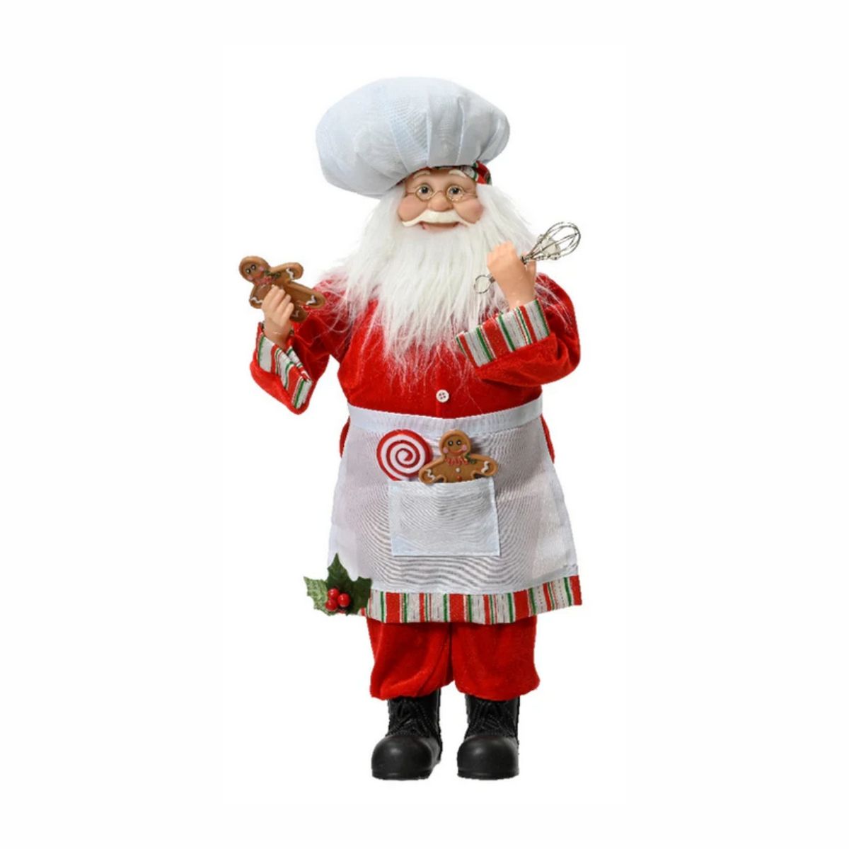 Kaemingk Фигура Санта Повар 45см 547613