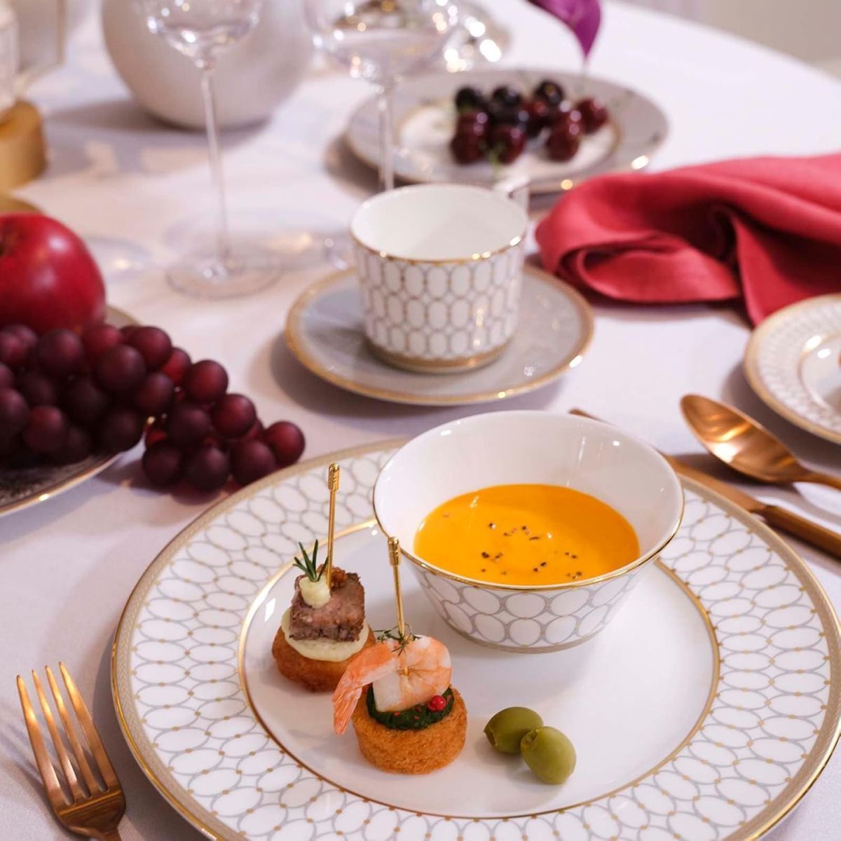 WW RENAISSANCE GREY Тарелка 18см 1065311
