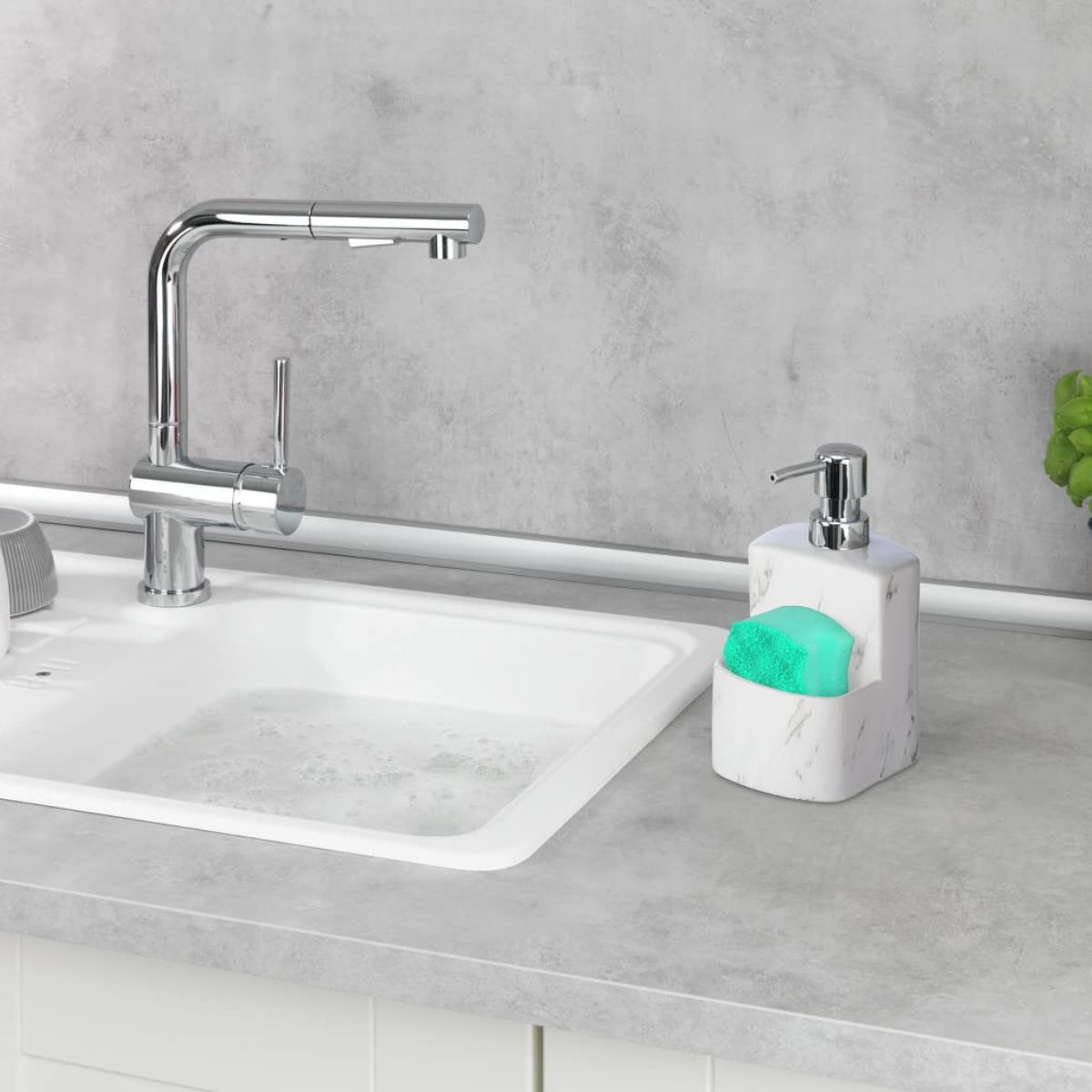 Wenko Диспенсер для моющего средства Festival Marble 54665100