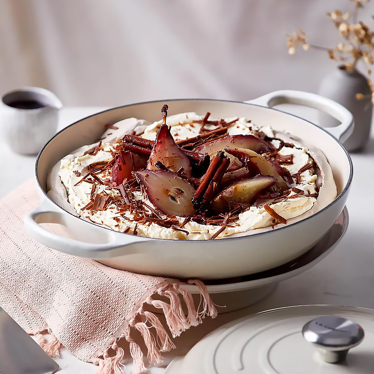 LeCreuset Кастрюля низкая 30см 3,5л меренга