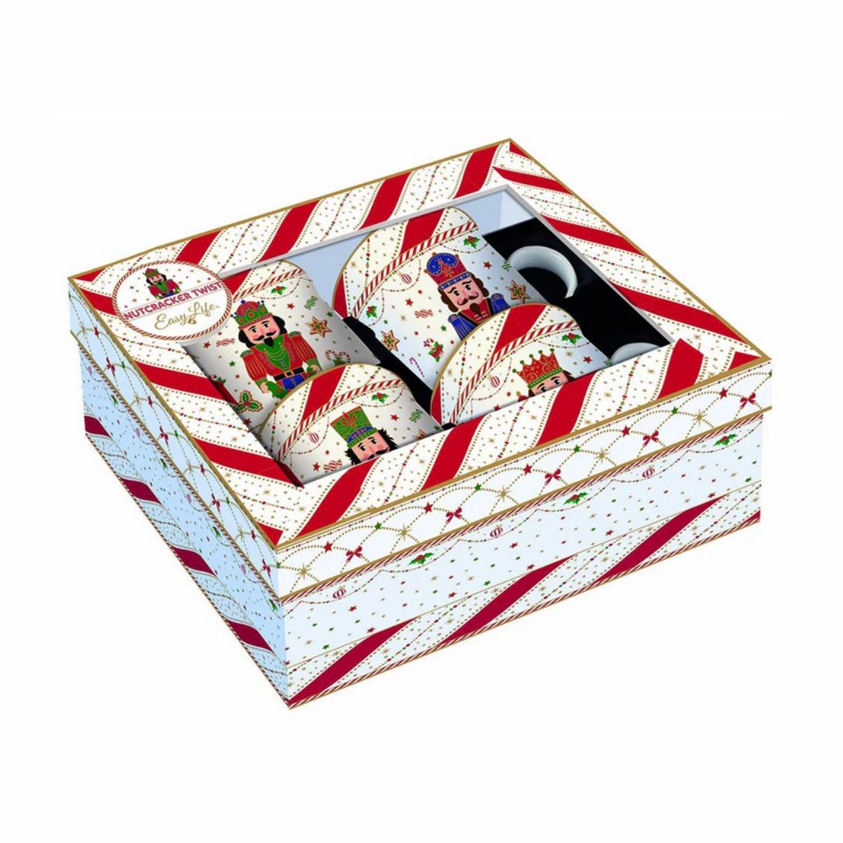 EL Nutcracker Twist Набор 4 кружки 300мл