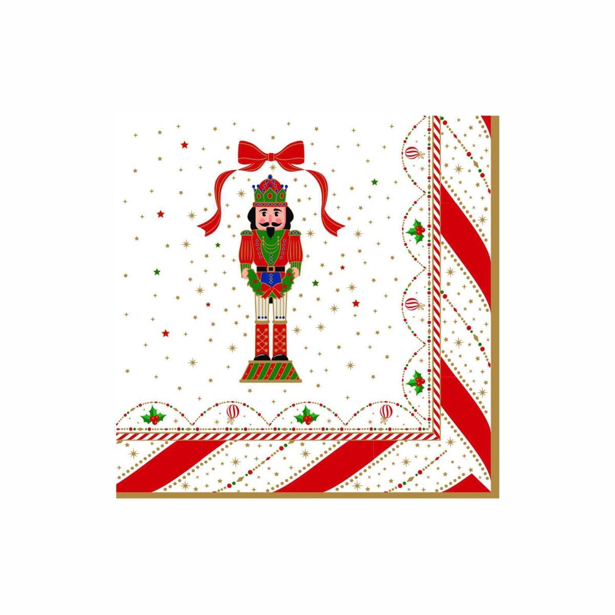 EL Nutcracker Twist Салфетки 20шт 33x33см