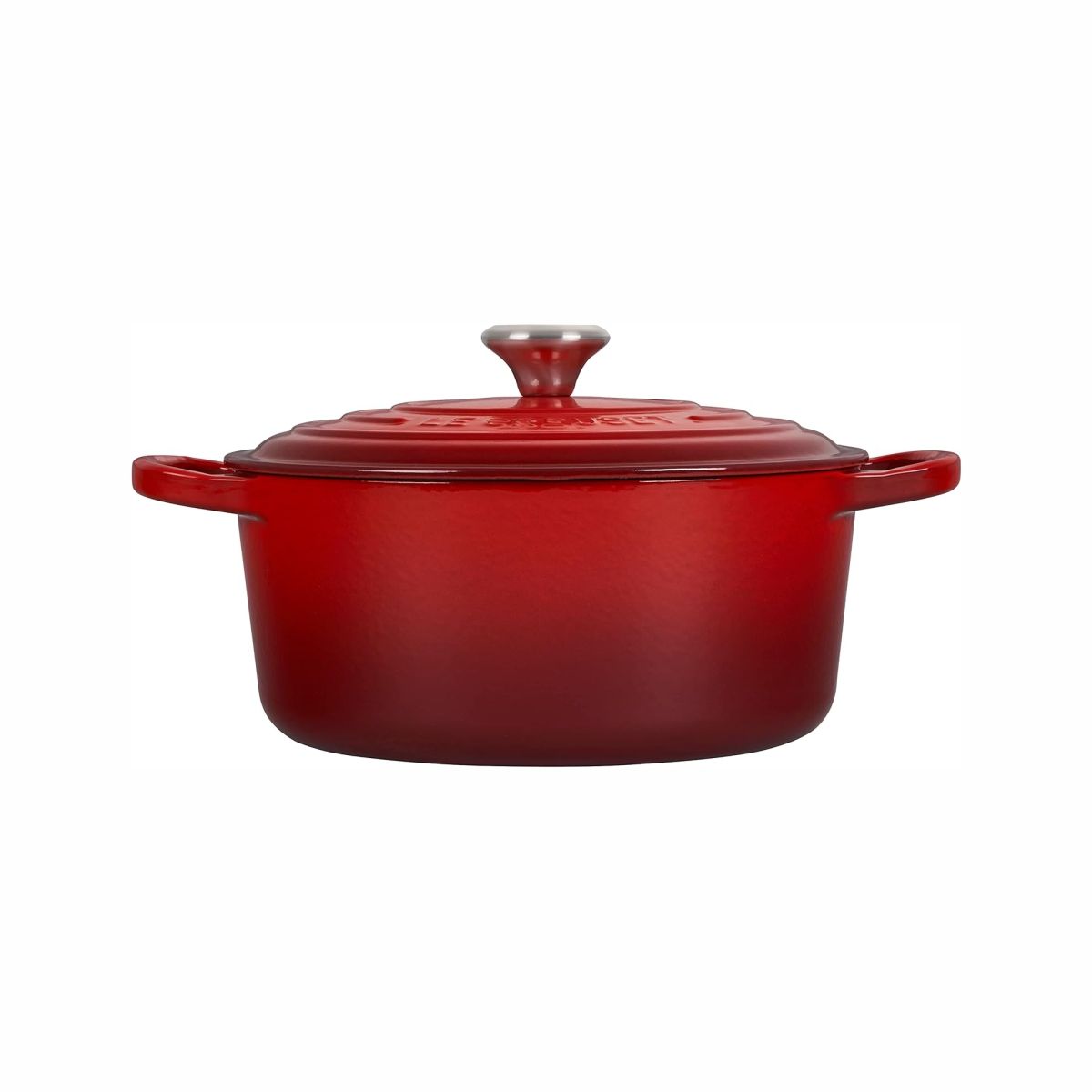 LeCreuset Кастрюля 22л вишневый