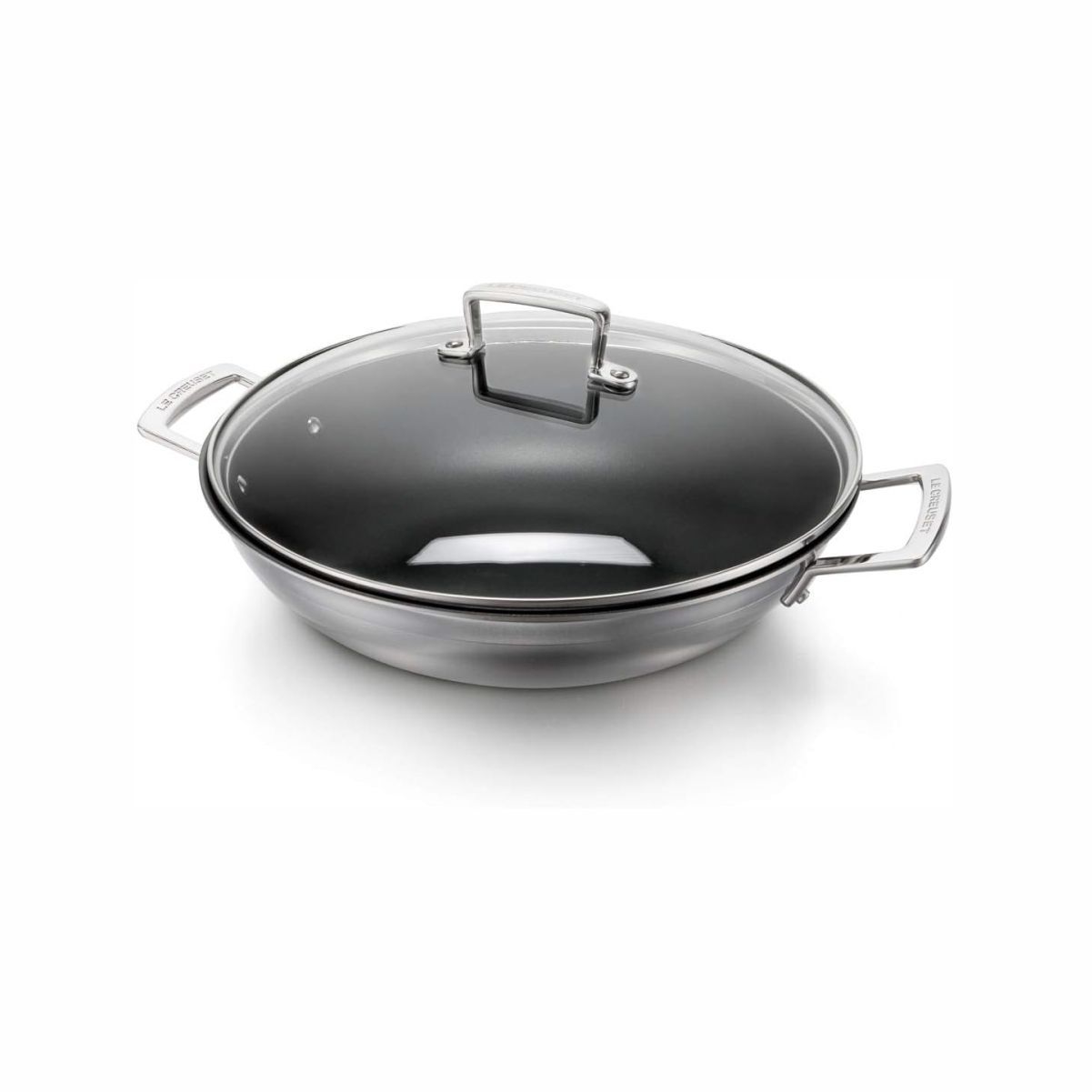 LeCreuset Вок с крышкой 30х7,8см Non-stick