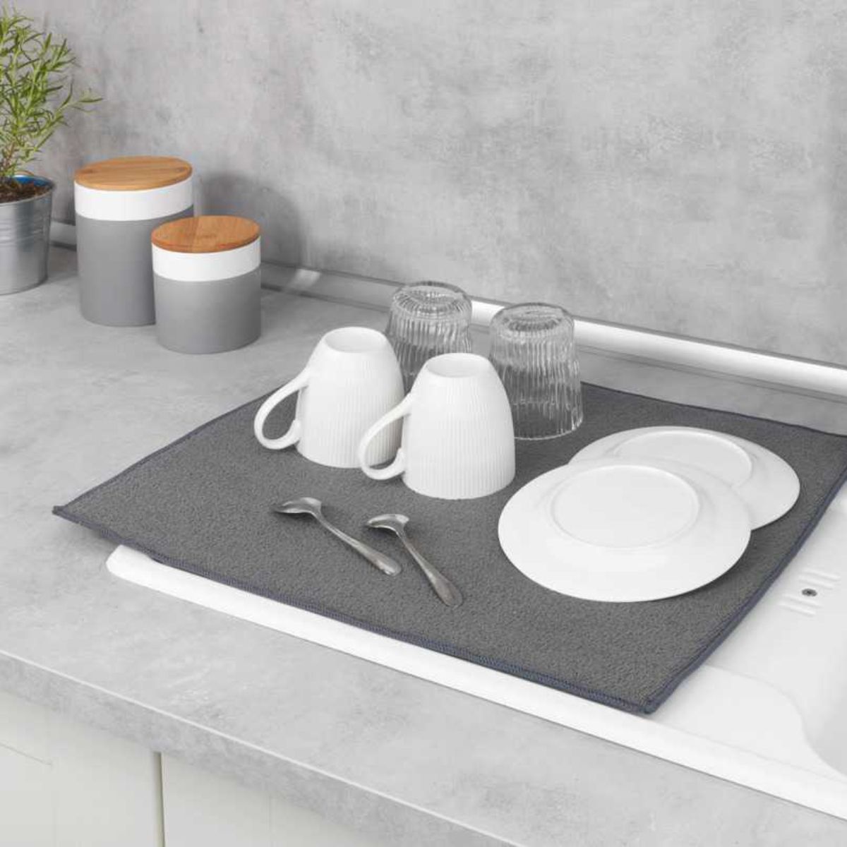 Wenko Коврик для посуды Miko 47x40см
