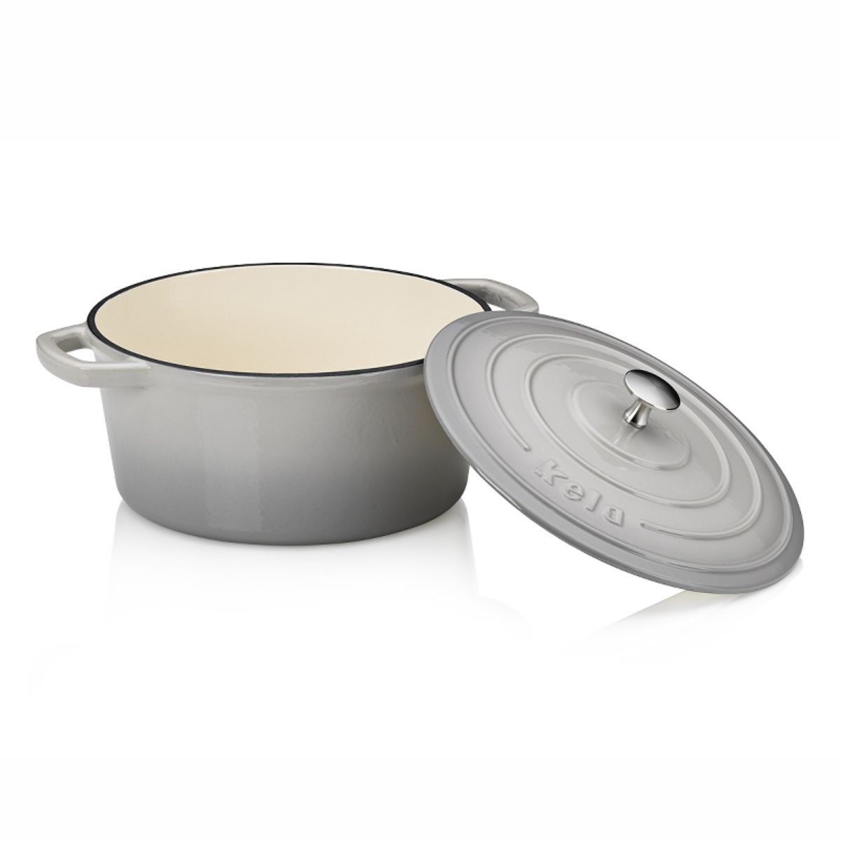 Kela кастрюля Calido серый 4,6л 