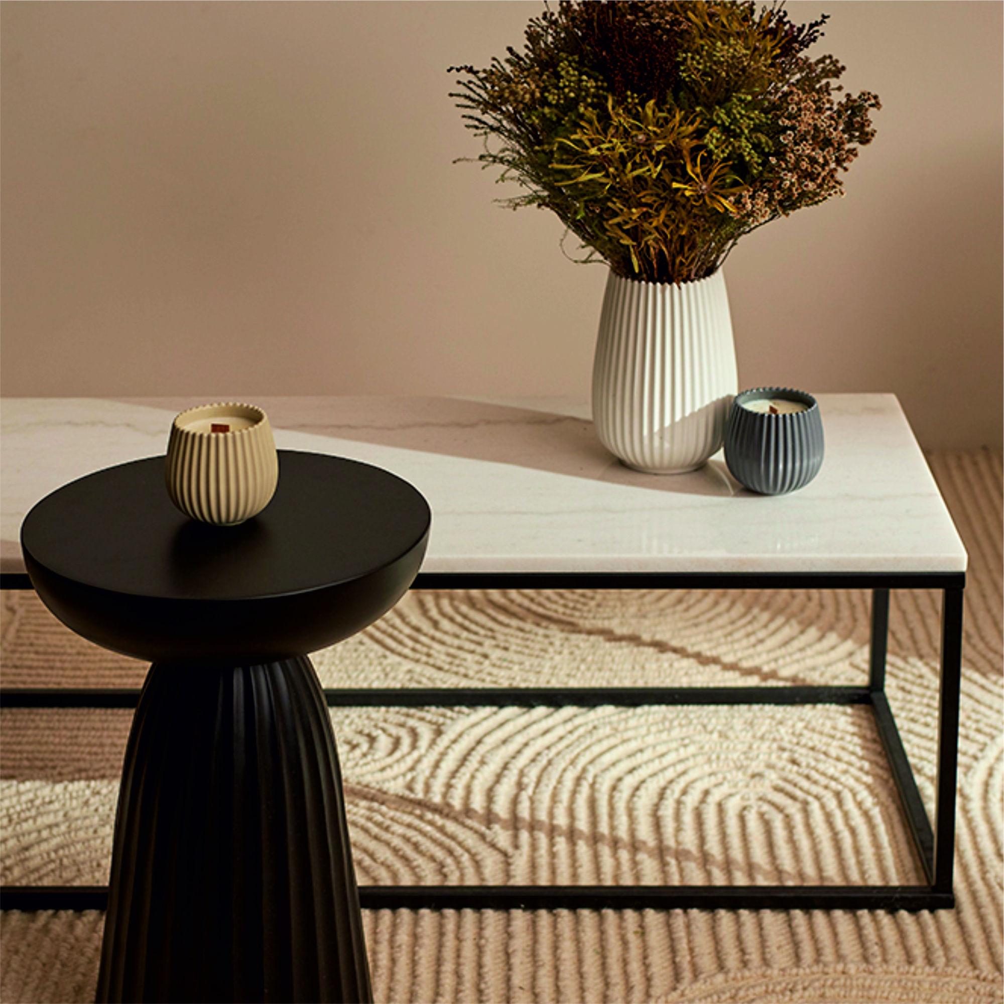 Tkano Свеча Edge Nutmeg/Leather&Vanilla