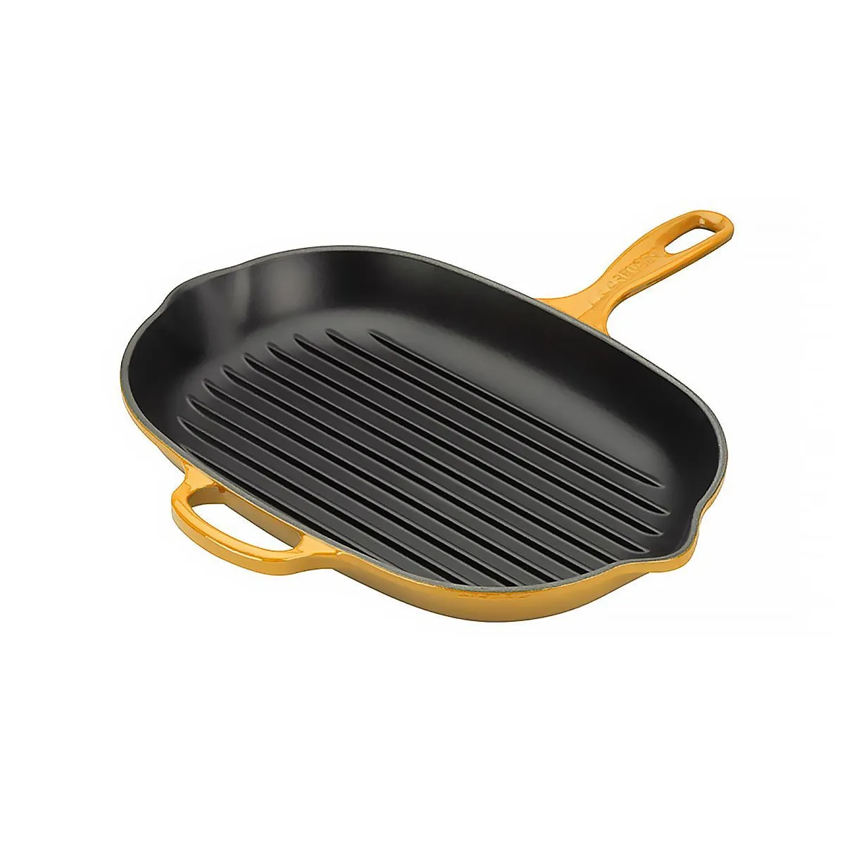 LeCreuset Сковорода-гриль овал 32см оранжевая