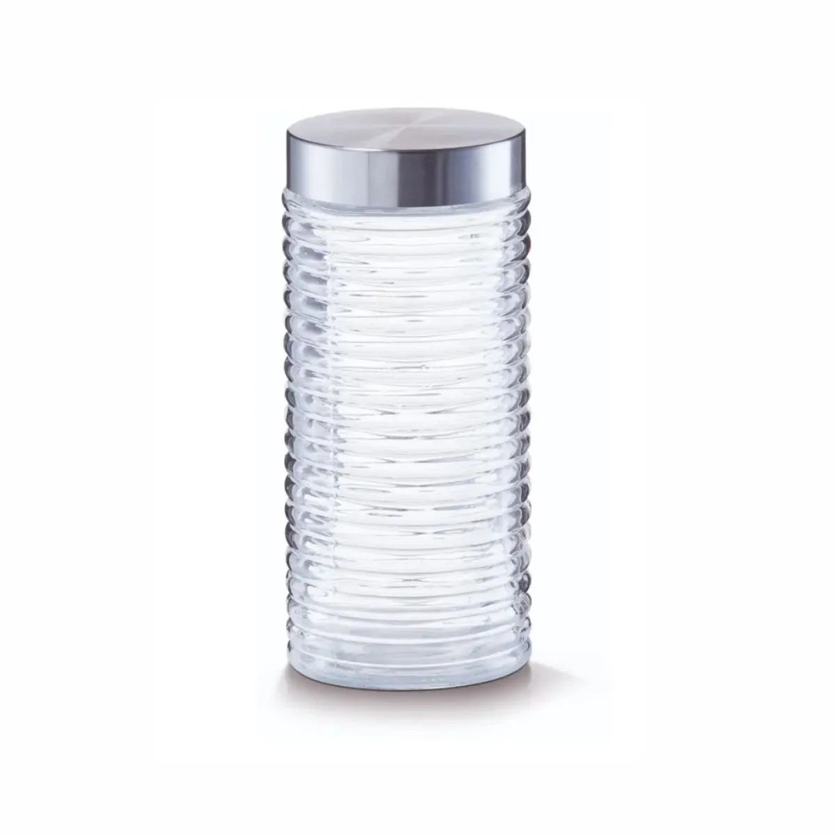 Zeller Банка 1400ml стекло/металл 19772