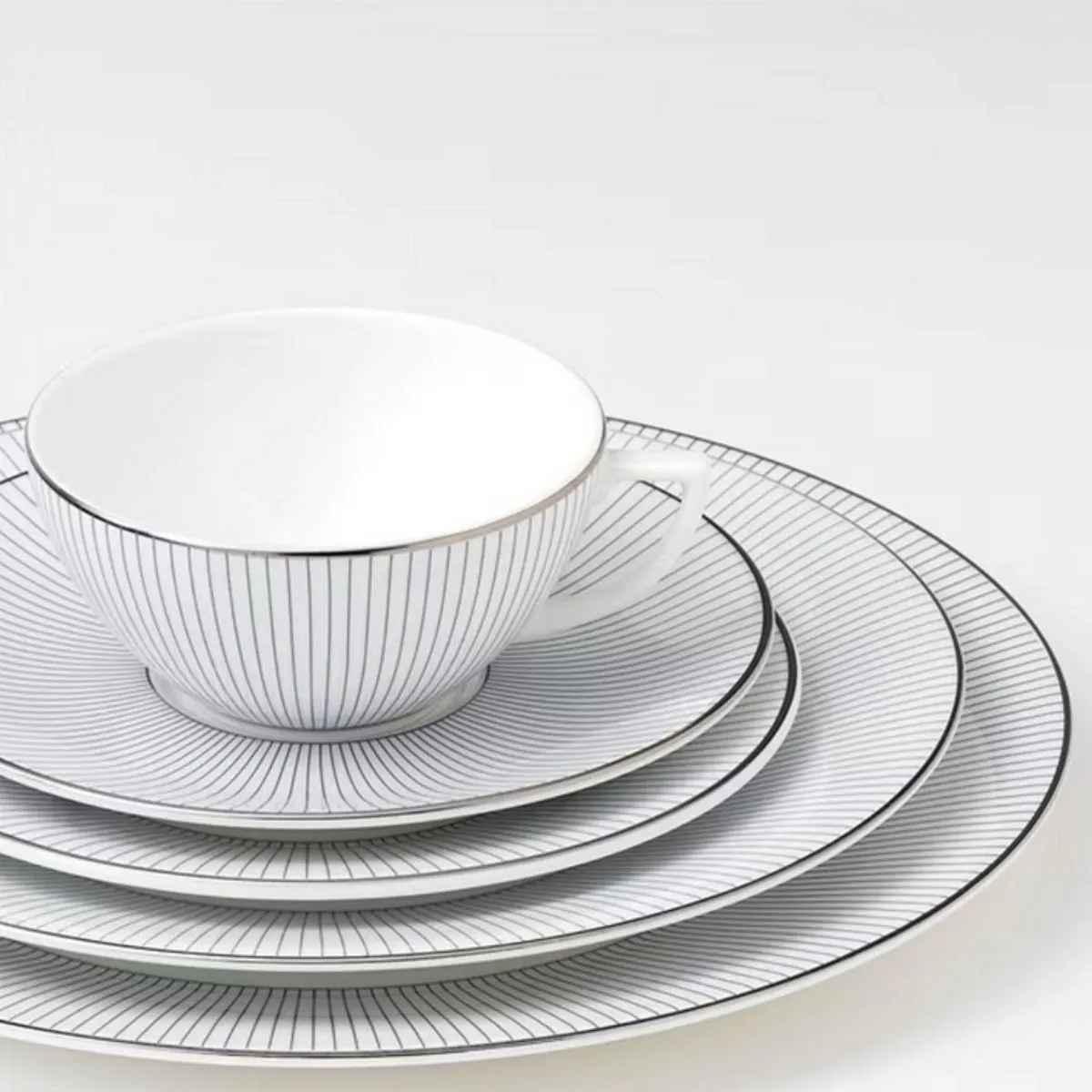 WW JASPER CONRAN PIN STRIPE Блюдце чайное