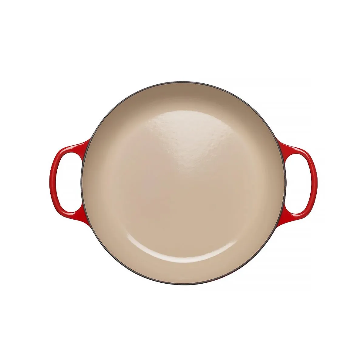LeCreuset Кастрюля низкая 26см 2,2л вишневая