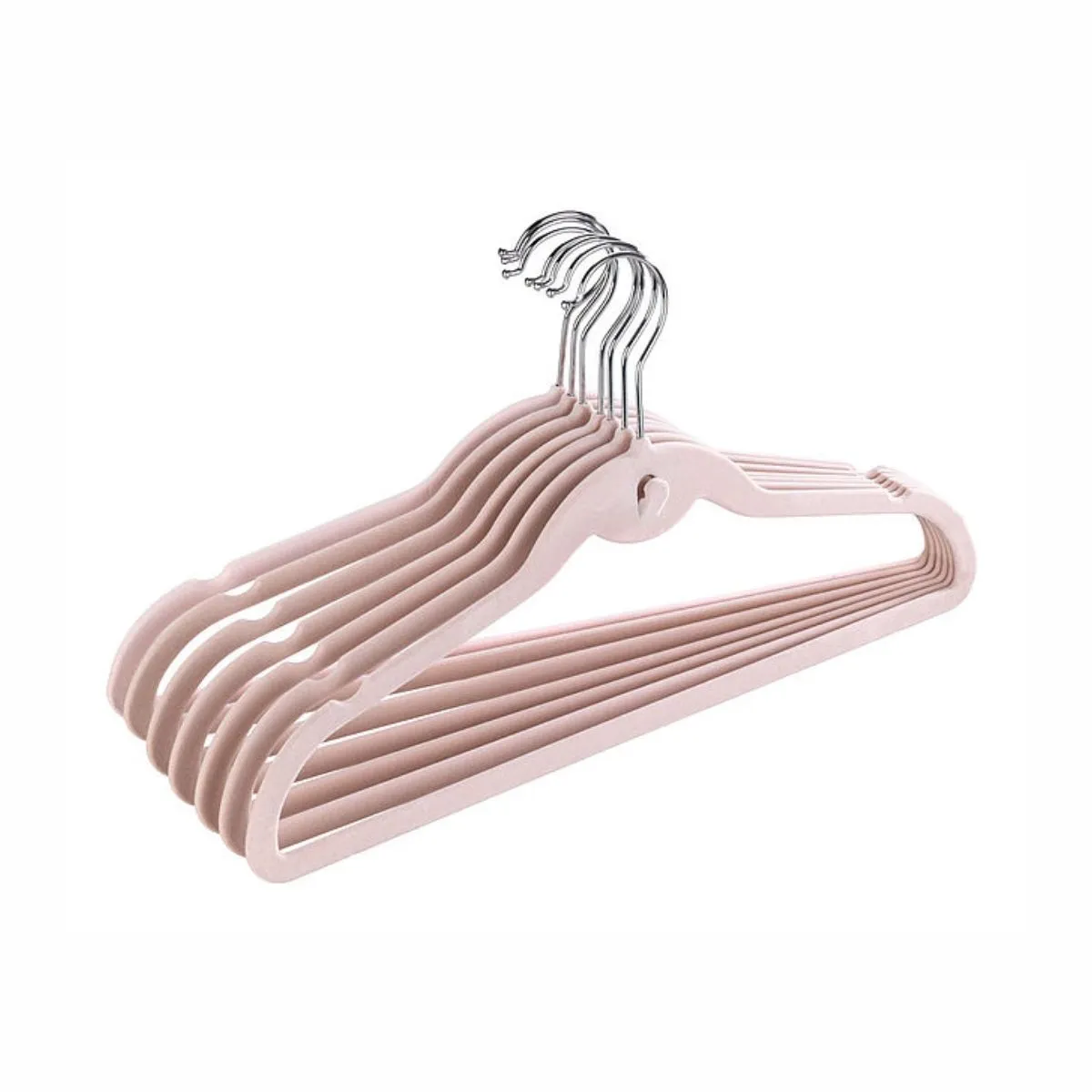 Wenko Набор 7 вешалок Pink