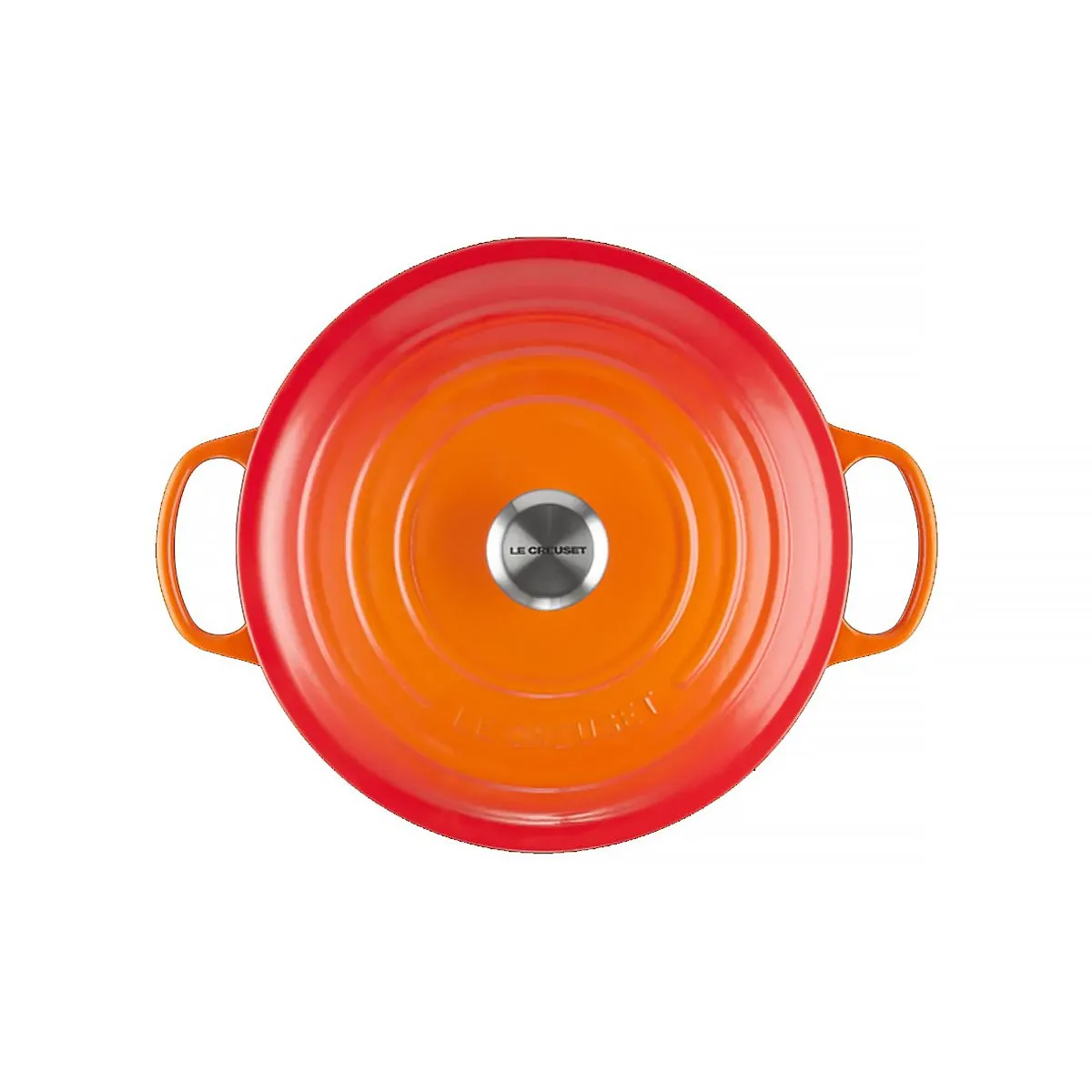 LeCreuset Кастрюля круглая 20см 2,4л оранжевая