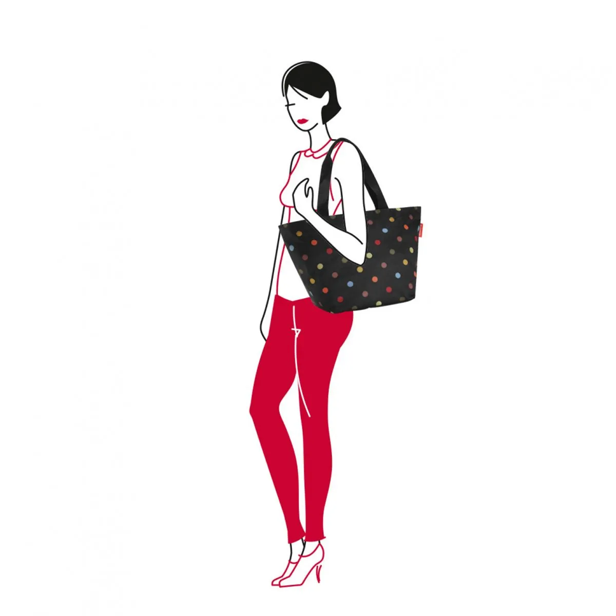 Reisenthel Сумка Shopper M dots ZS7009