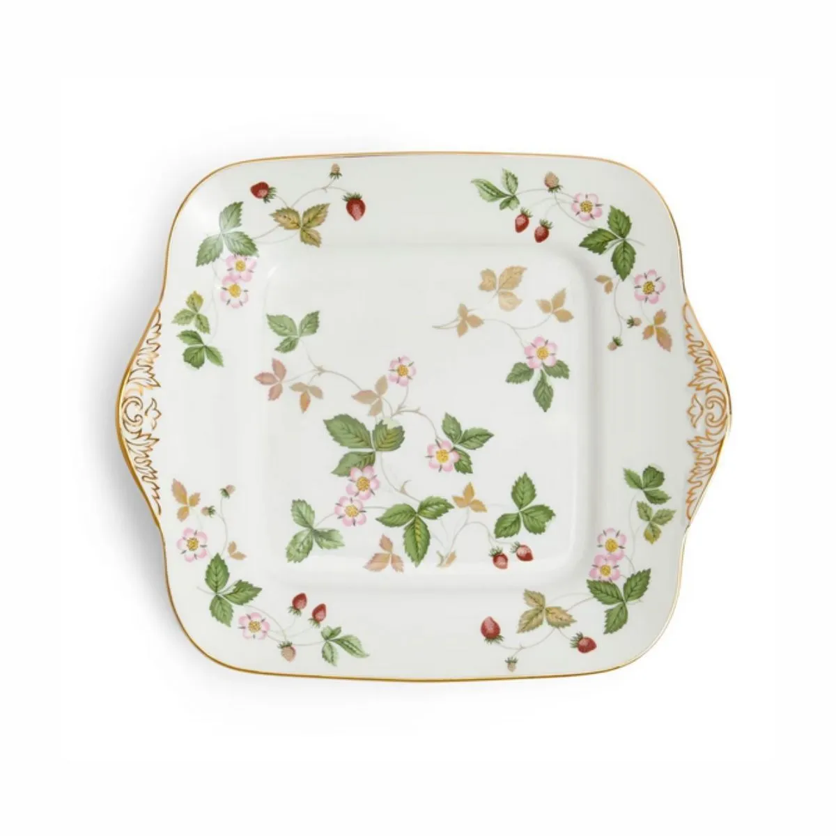 WW WILD STRAWBERRY Блюдо для десерта квадратное 27см