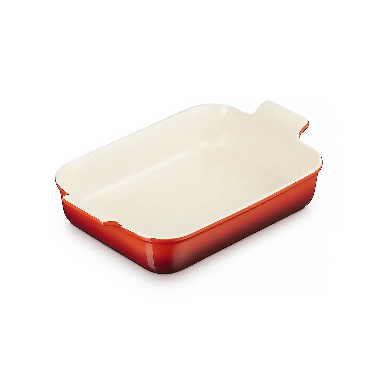 LeCreuset Блюдо Heritage прямоугольное 32х24см вишневое