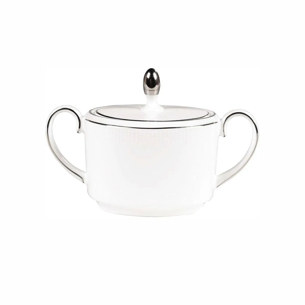 WW VERA WANG BLANC SUR BLANC Сахарница с крышкой