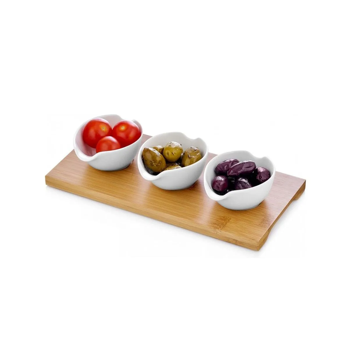 Walmer Менажница Bamboo трехсекционная 25x12см