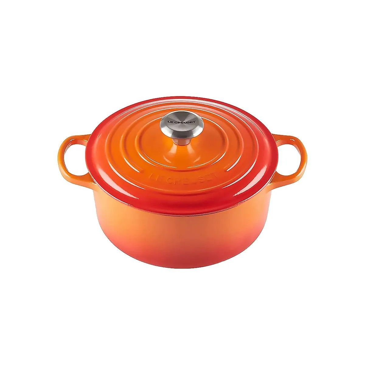 LeCreuset Кастрюля круглая 26см 5,3л оранжевая