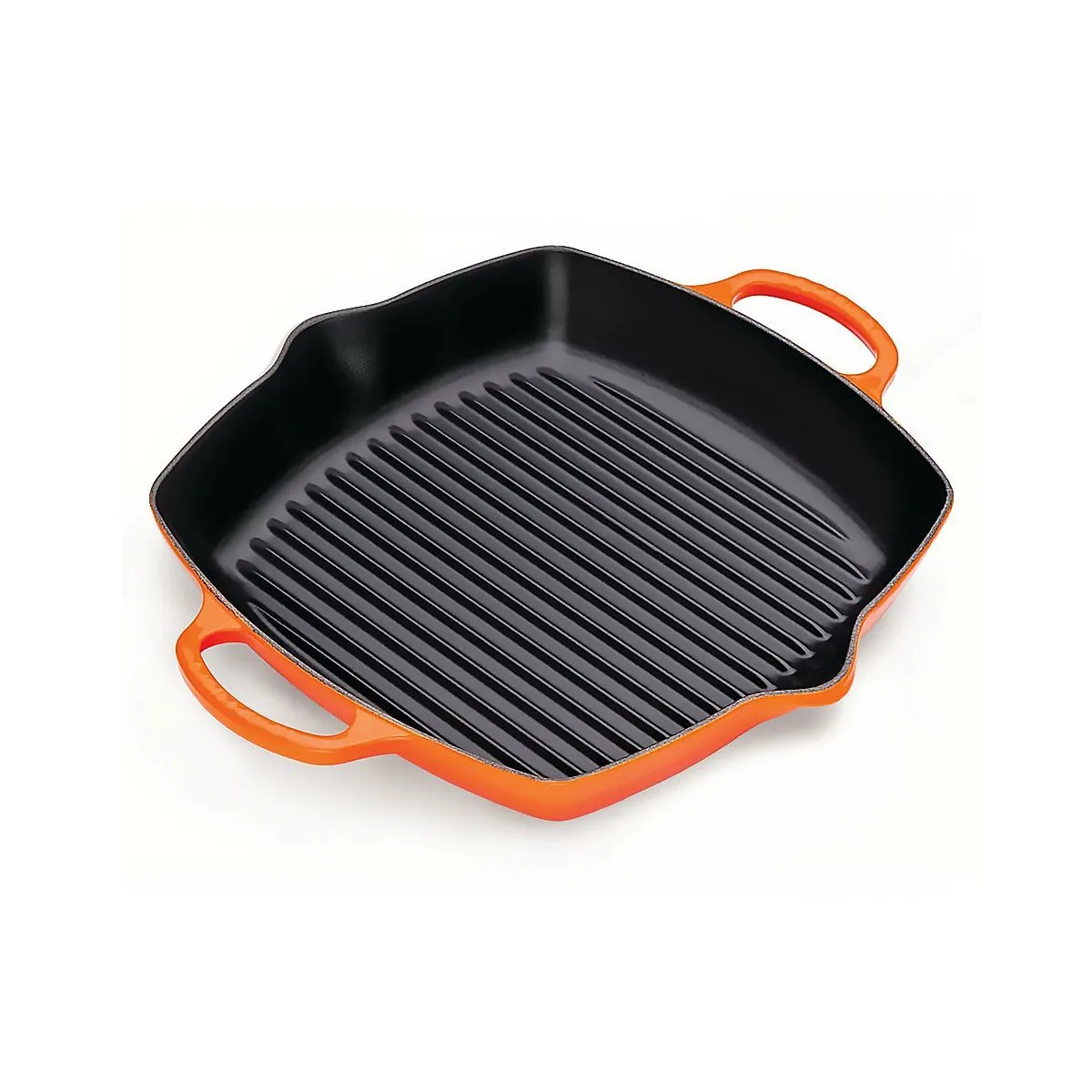 LeCreuset Сотейник-гриль 39х35см оранжевый
