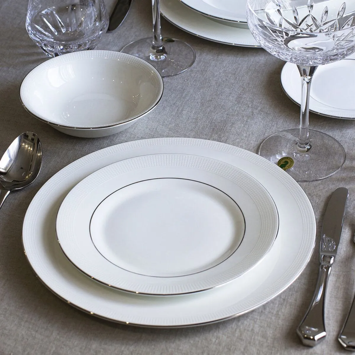WW VERA WANG BLANC SUR BLANC Тарелка 27см