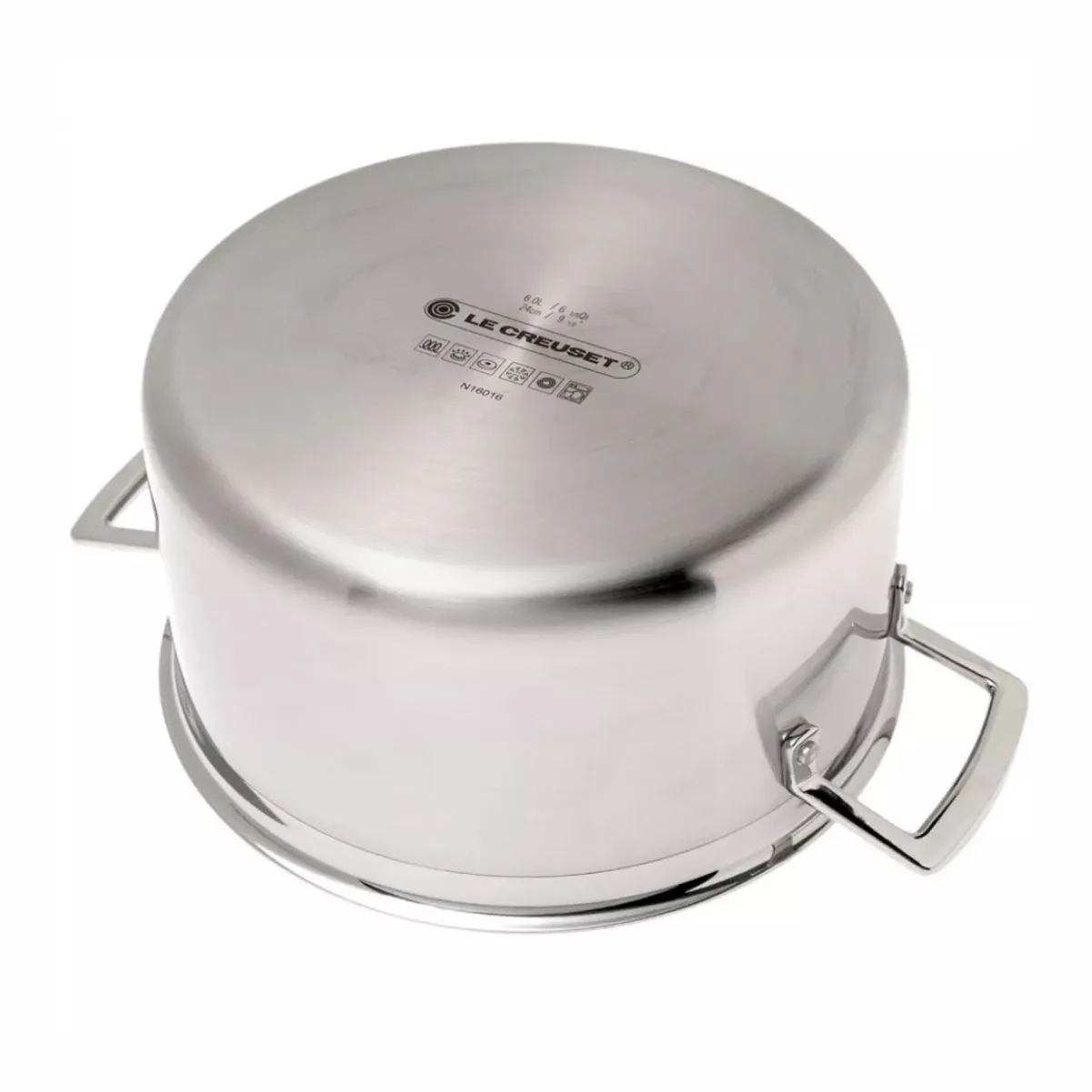 LeCreuset Кастрюля с крышкой 24х13,3см металл