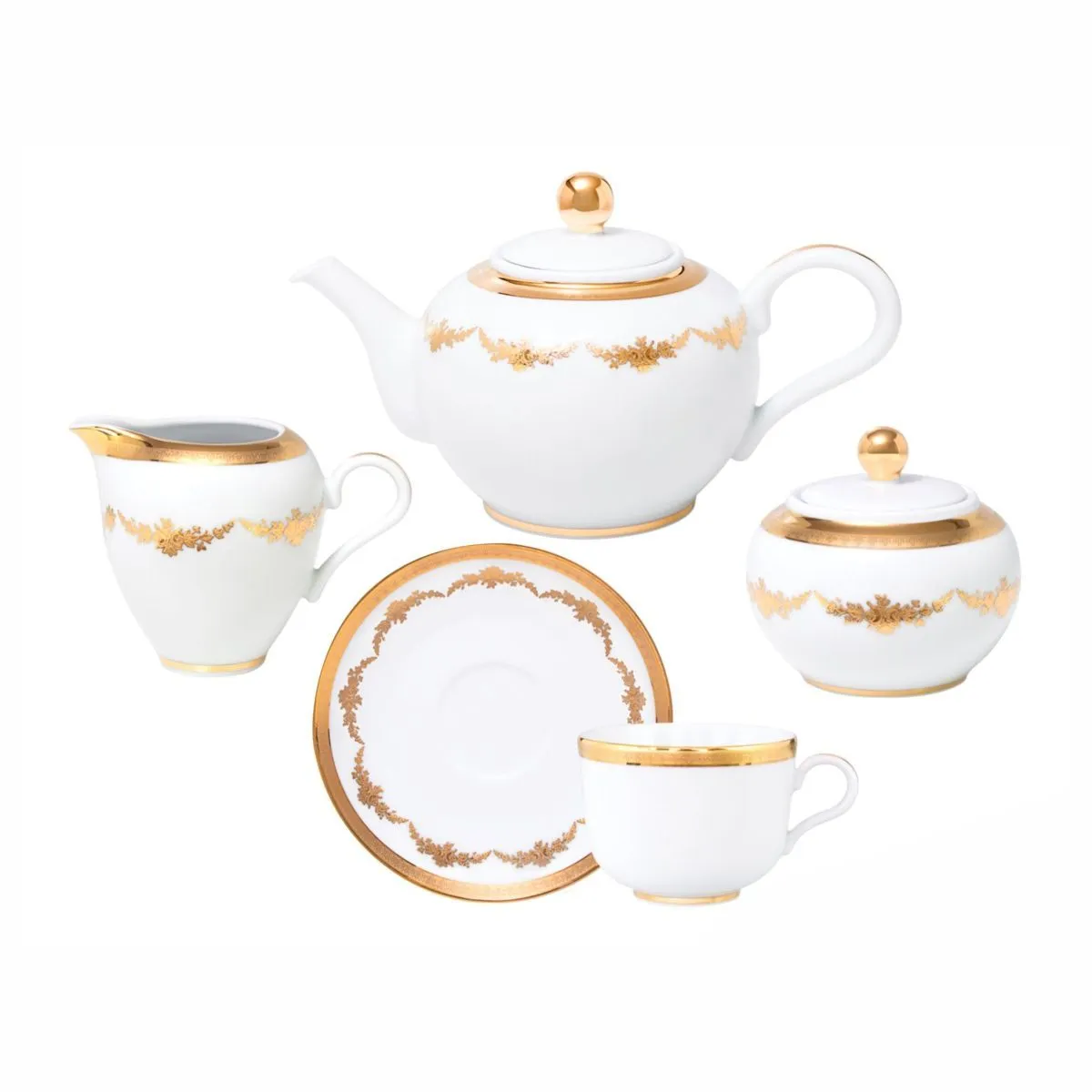 PL IMPERIO GOLD Сервиз чайный 15пр