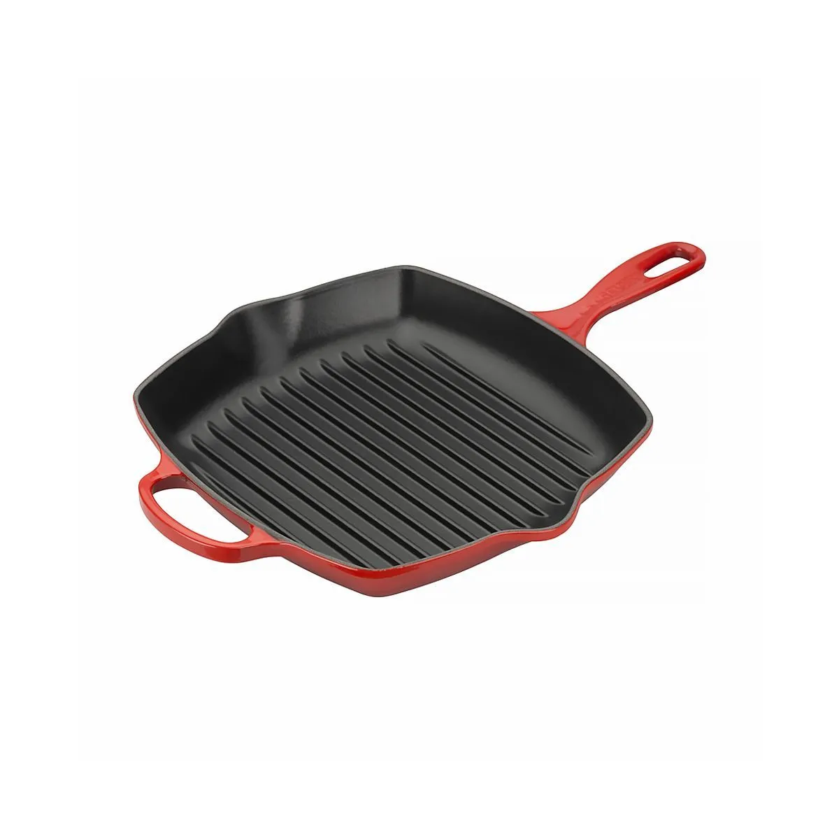 LeCreuset Сковорода-гриль 26х26см вишневая
